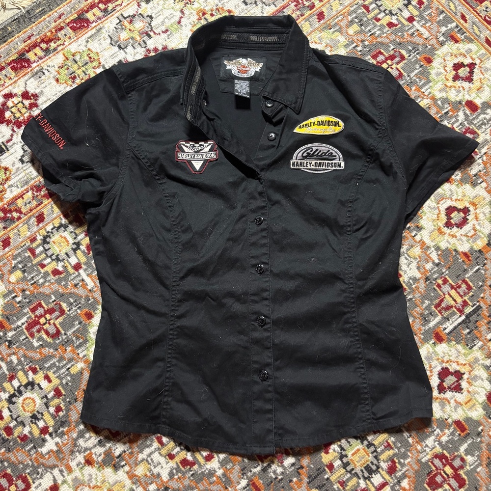 Harley Davidson button up